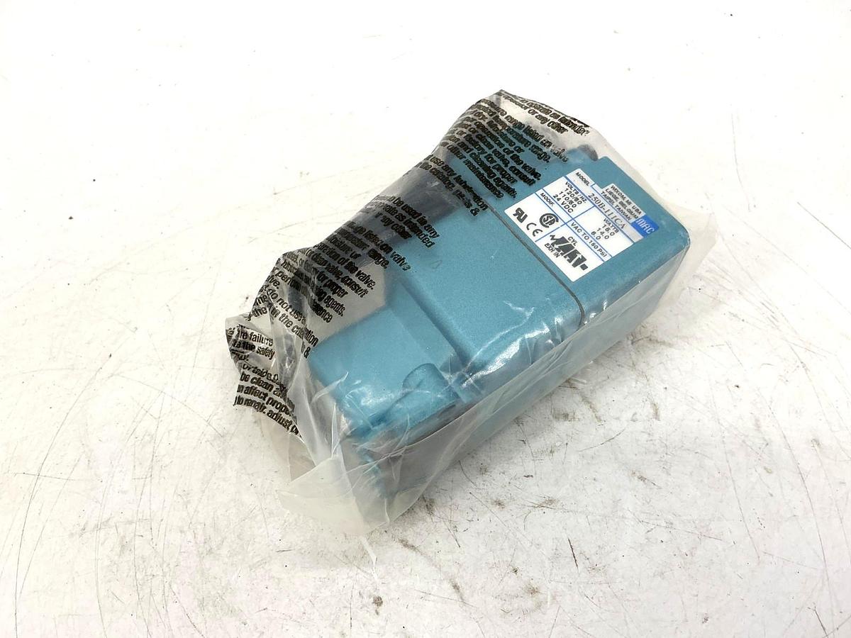 New MAC Valves 250B-111CA Solenoid Valve 15Watts 24VDC 150PSI 110/120V - No Box
