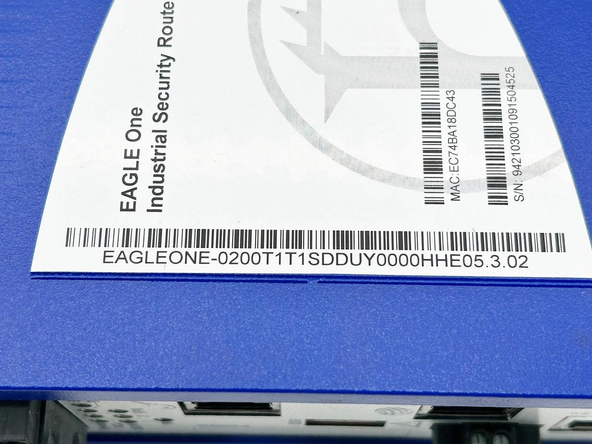 New Hirschmann EAGLEONE-0200T1T1SDDUY0000HHE Firewall and Security Router
