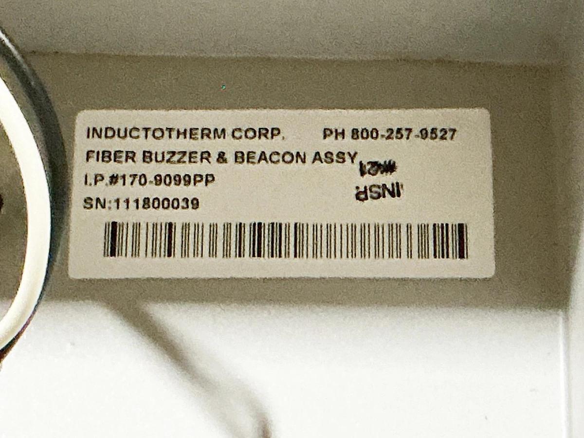 New inductotherm Corp. 170-9099PP Fiber Buzzer & Beacon Assy 110V 5W - No Box