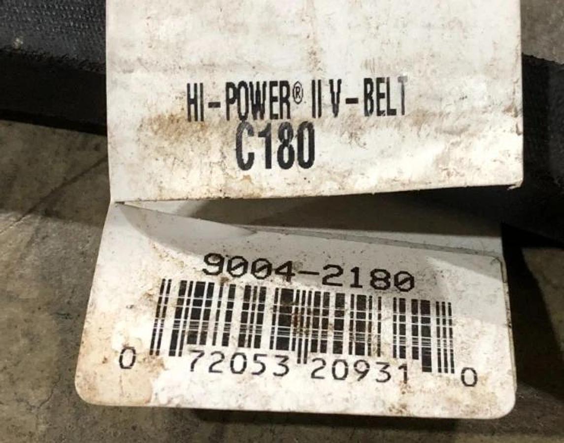 New Gates C180 Hi-Power II V-Belt 9004-2180 - No Box