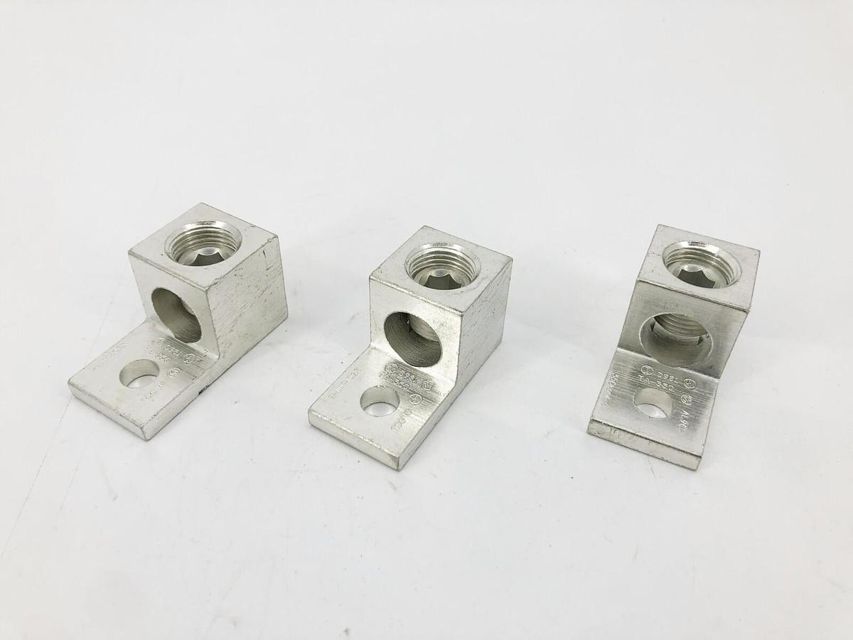 Lot of 3 New Ilsco TA-350 Mechanical Lugs 350kcmil-6 AL9CU