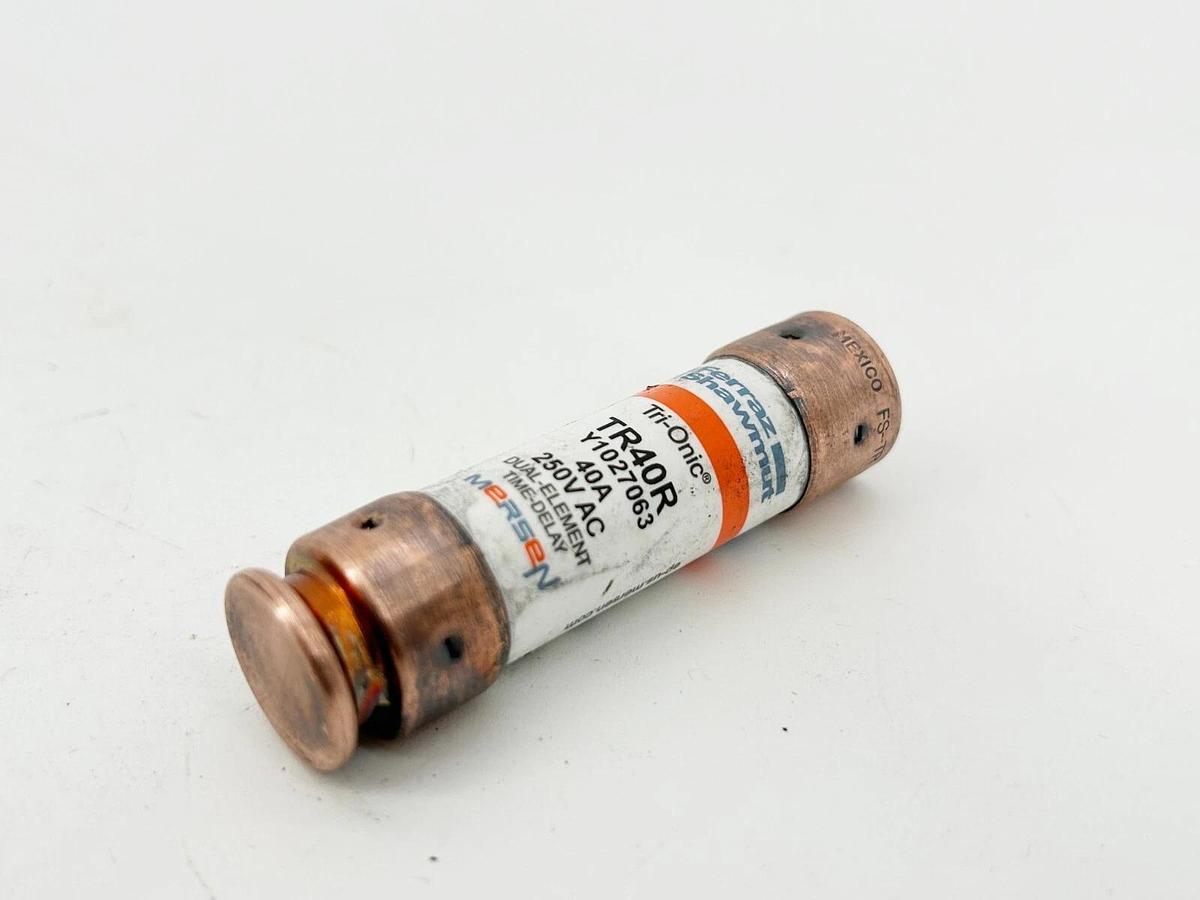 New Lot of 3 Ferraz Shawmut TR40R Dual Element Time Delay Fuse 40A 250V