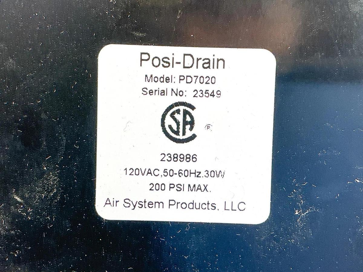 New Rogers PD7020 Electric Operated Condensate Drain Valve 120V 60Hz 1PH 200PSI