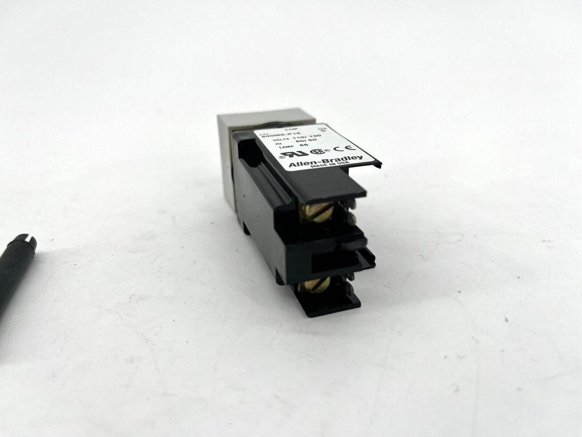 New Allen Bradley 800MS-P16 Ser. D Small Square Pilot Light XFMR 120V