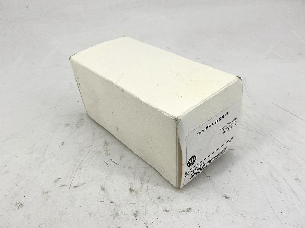 New Allen Bradley 800T-PCL216 Ser P Pilot Light Cluster Type 2 Light LED 120V