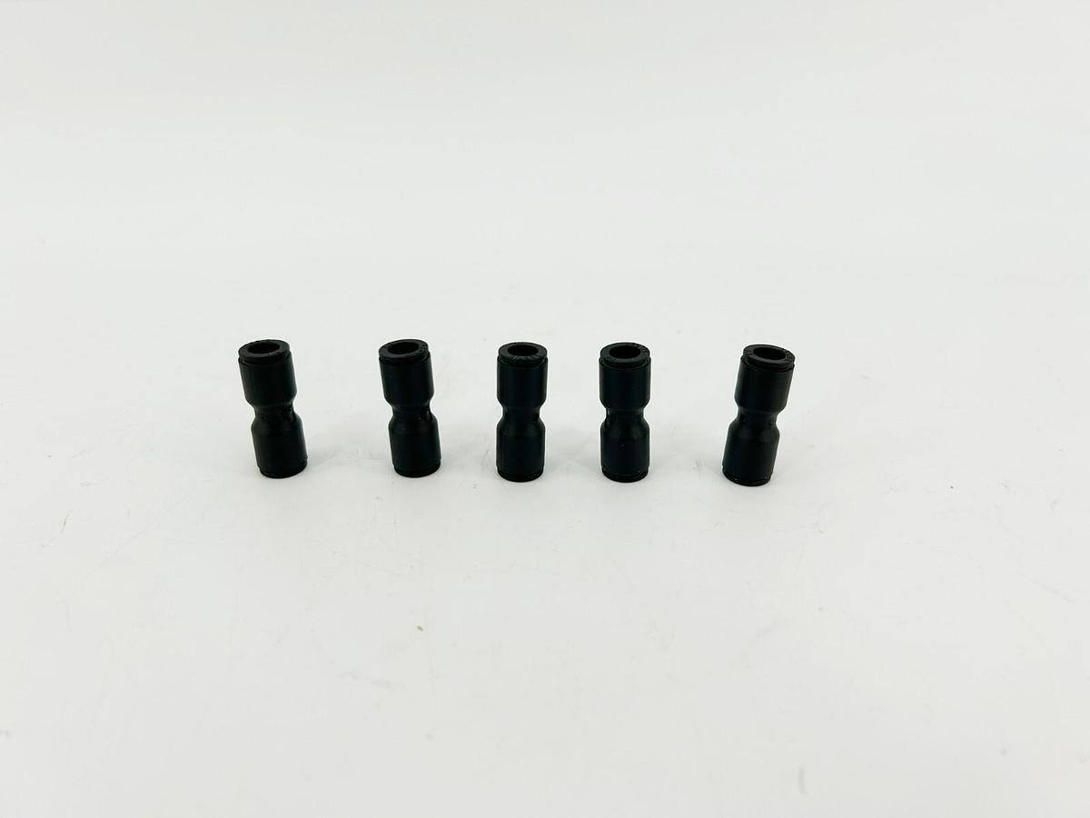 Lot of 5 New Lawson 86781 Unions, 1/4" Tube OD, Glass Reinforced Nylon, 290PSI
