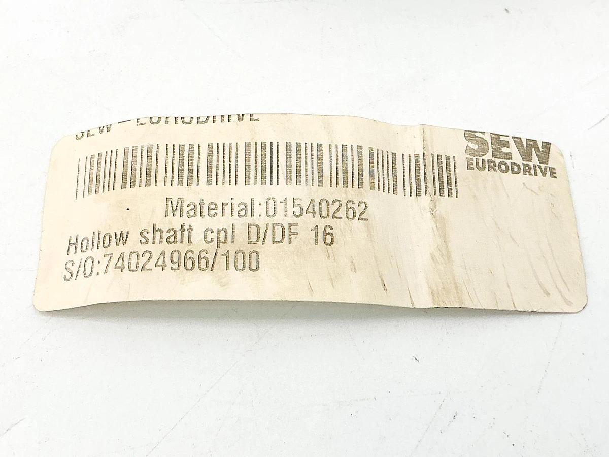 New Sew EuroDrive 01540262 Hollow Shaft CPL D/DF16 - No Box