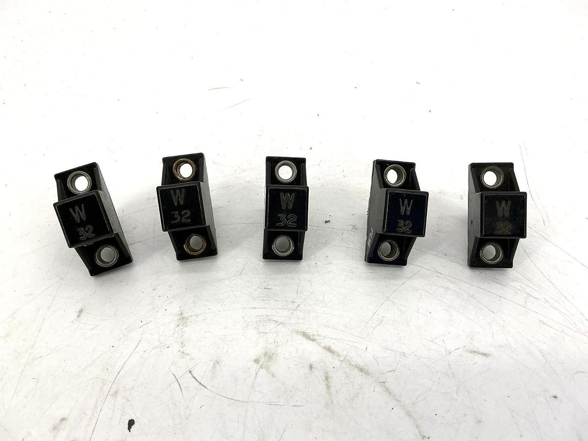 Used Lot of 5 Allen Bradley W32 Thermal Overload Relay Heater Element W-32