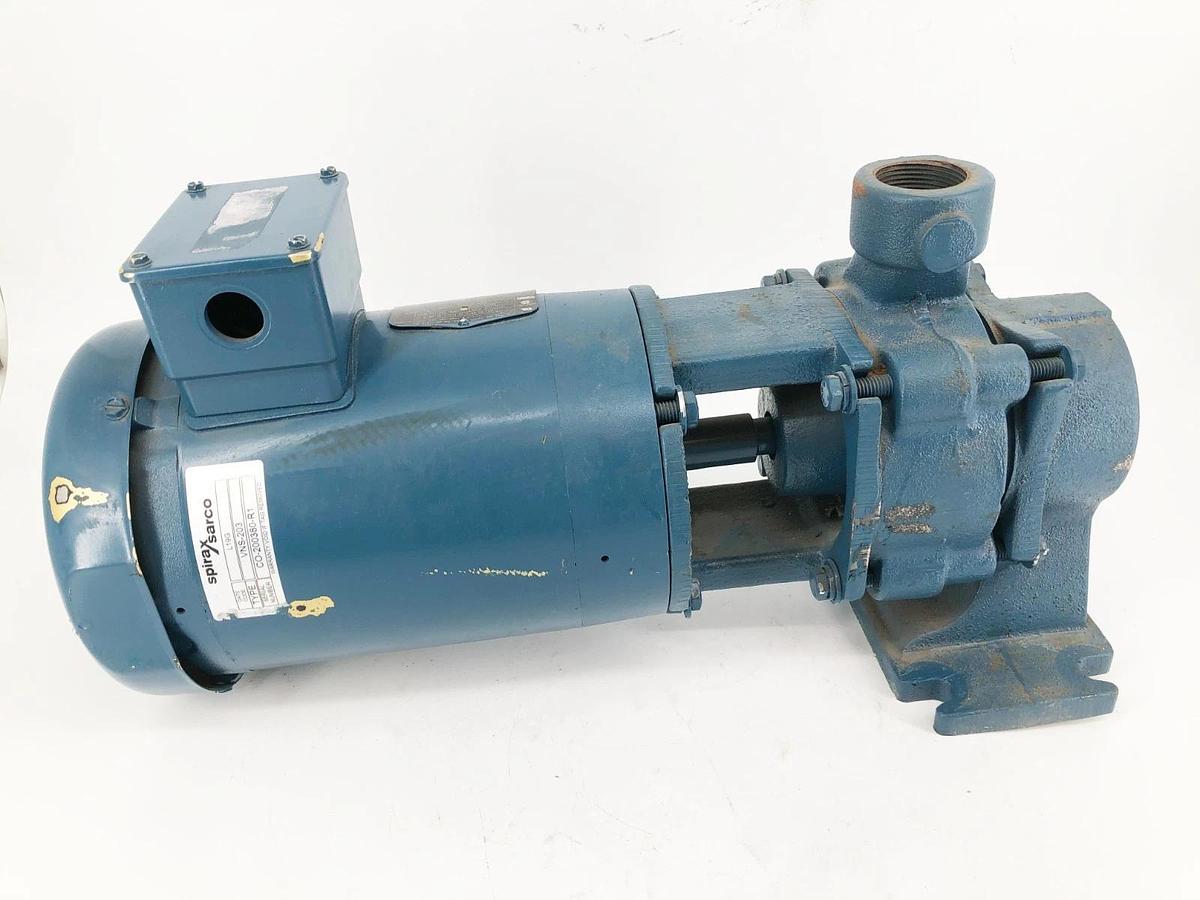 Used Spirax Sarco VNS-203 Condensate-Boiler Feed Pump Baldor VEM3545 1HP 230/460V