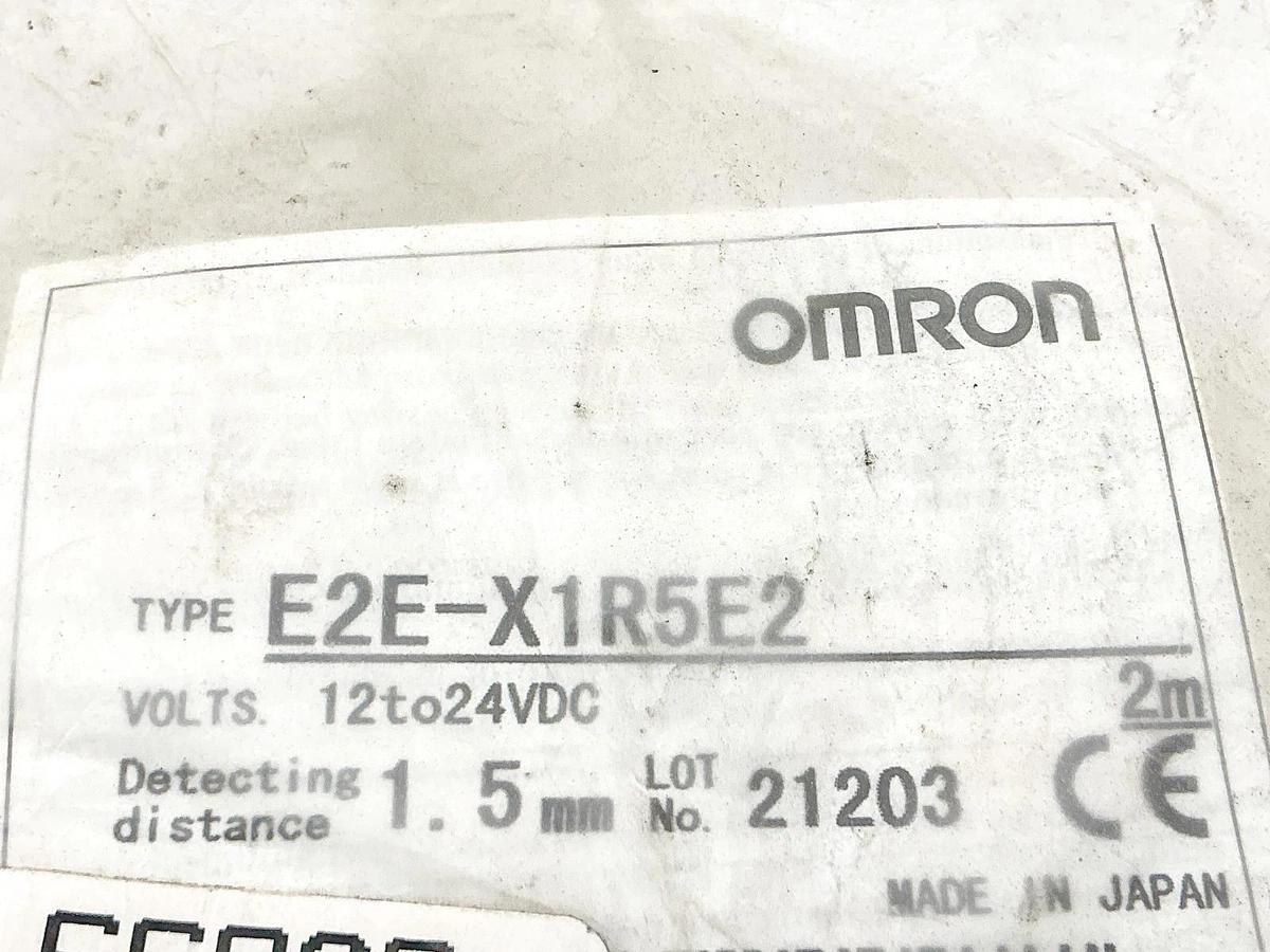 New Omron E2E-X1R5E2 Proximity Switch 12-24VDC 1.5MM Detecting Distance