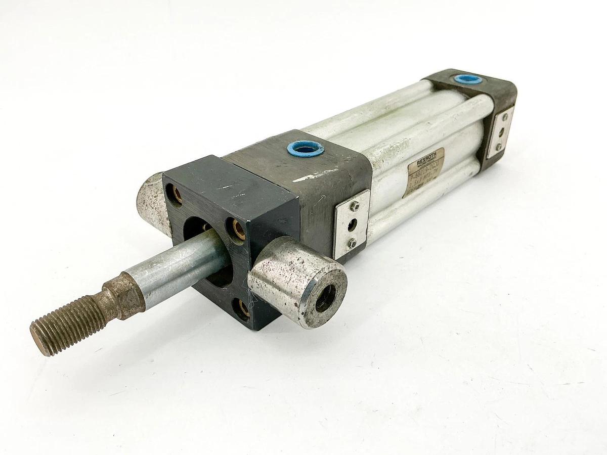 Used Rexroth P-68219-0030 Pneumatic Cylinder 200PSI 1.5" Bore 3" Stroke V0692