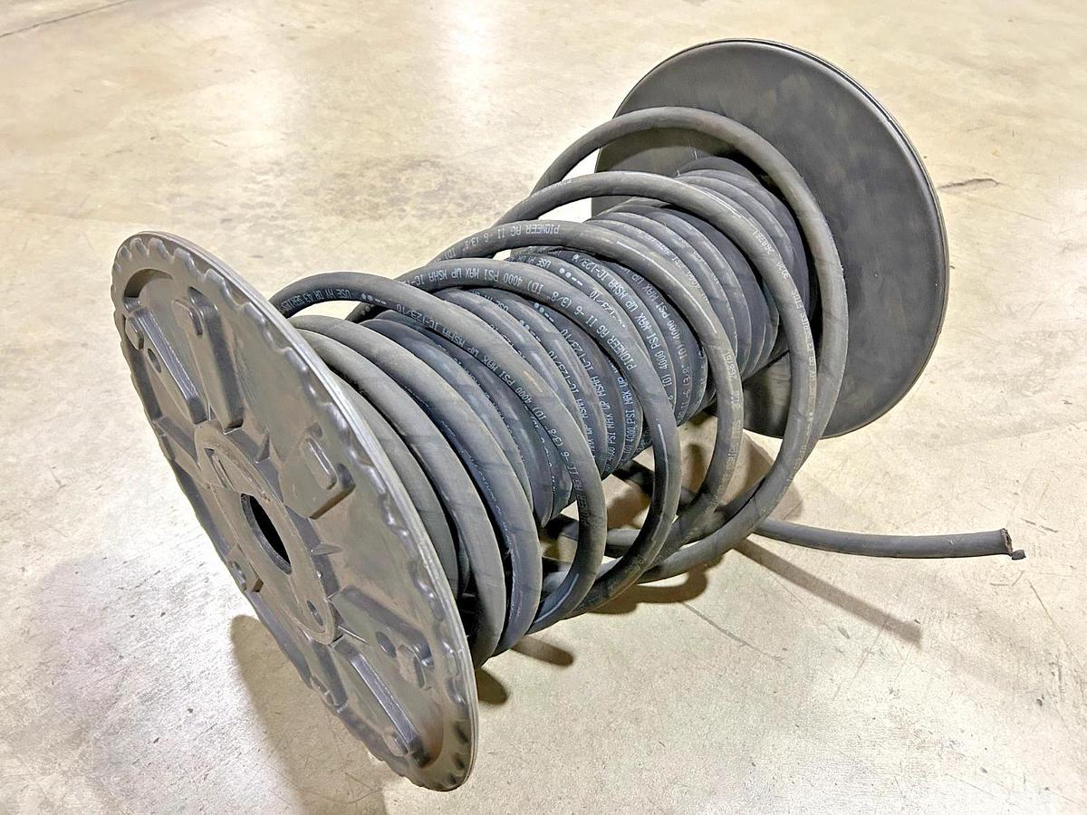 New Pioneer AG2-6 Hydraulic Hose 3/8" ID 4000psi MSHA IC-123/10 28lb Reel