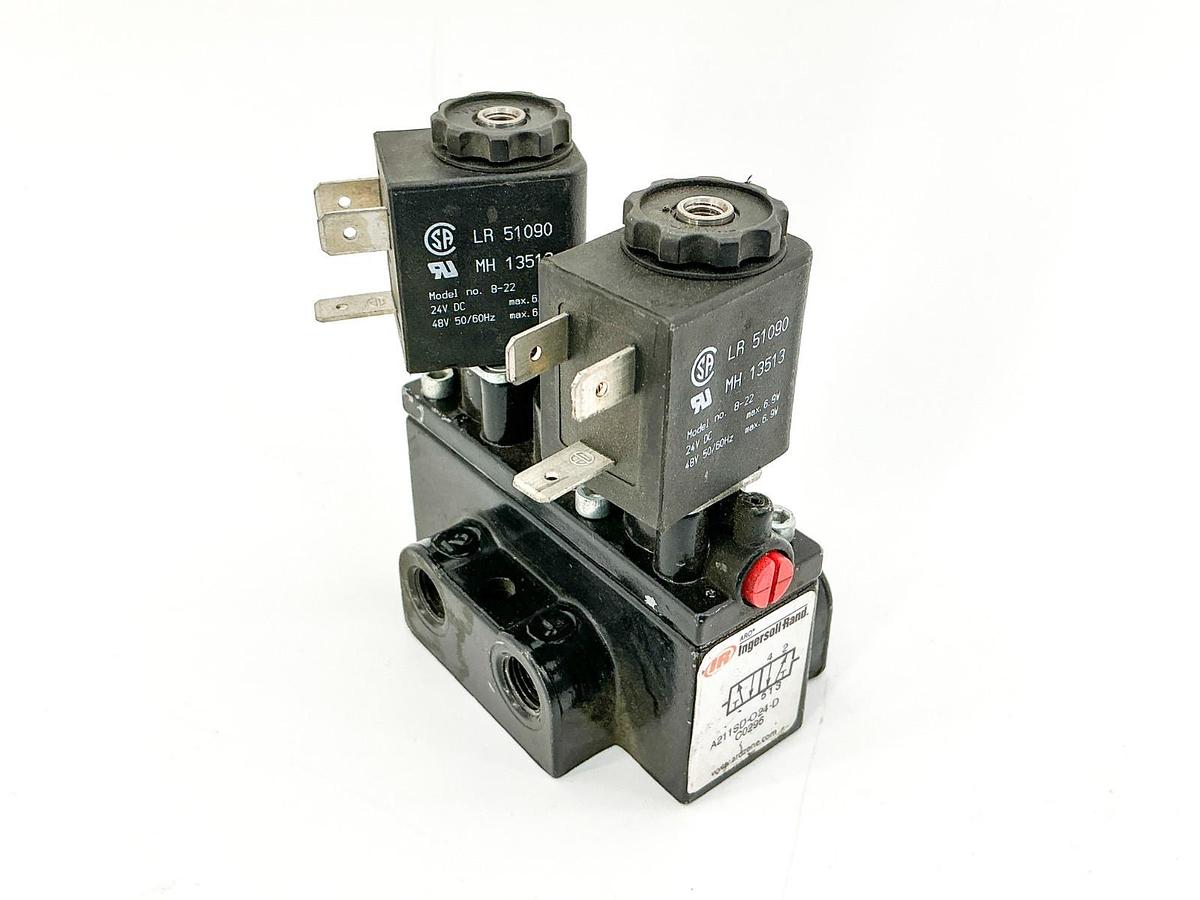 Used ARO A211SD-O24-D Solenoid Valve 24VDC 48VAC 4.8W