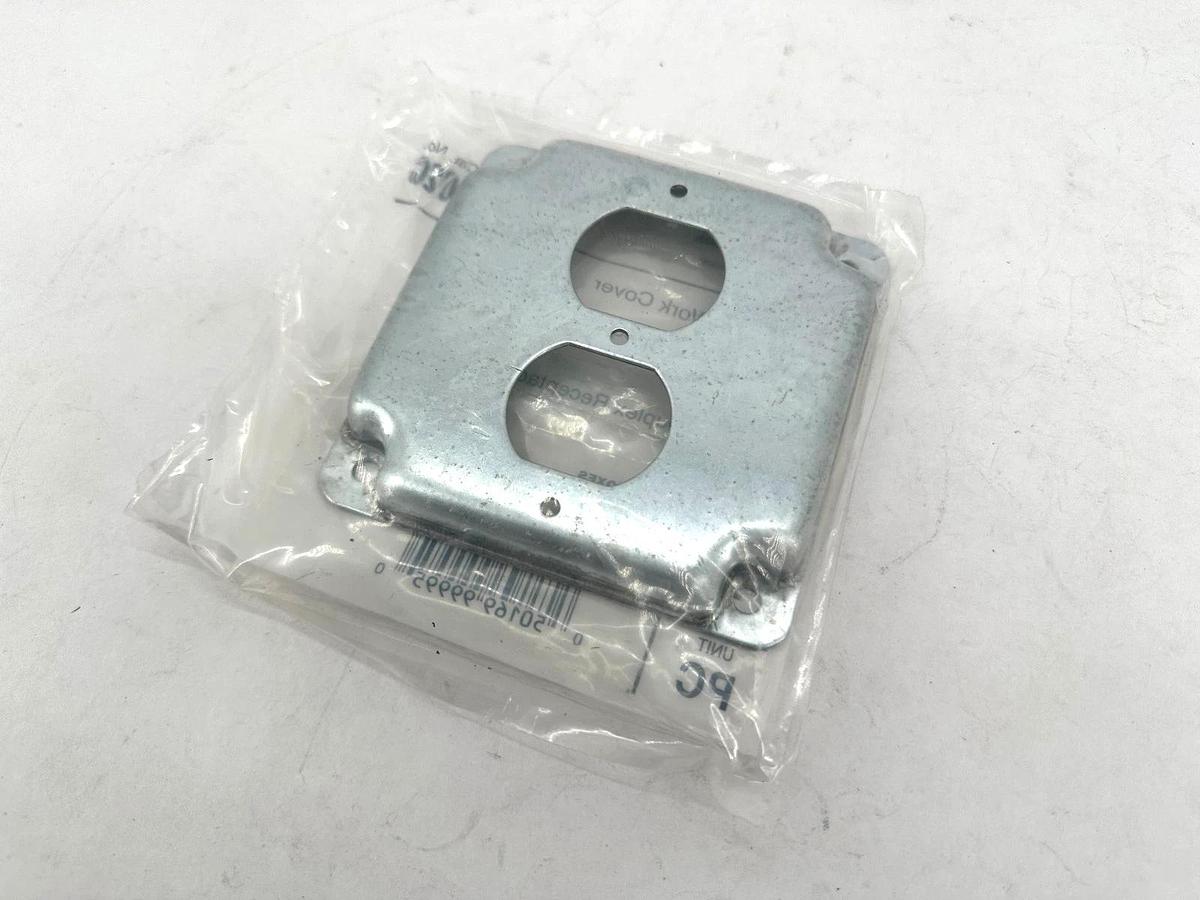 Lot of 5 New Hubbell 902C Exposed Work Cover 4" Square Box Raised 1/2"