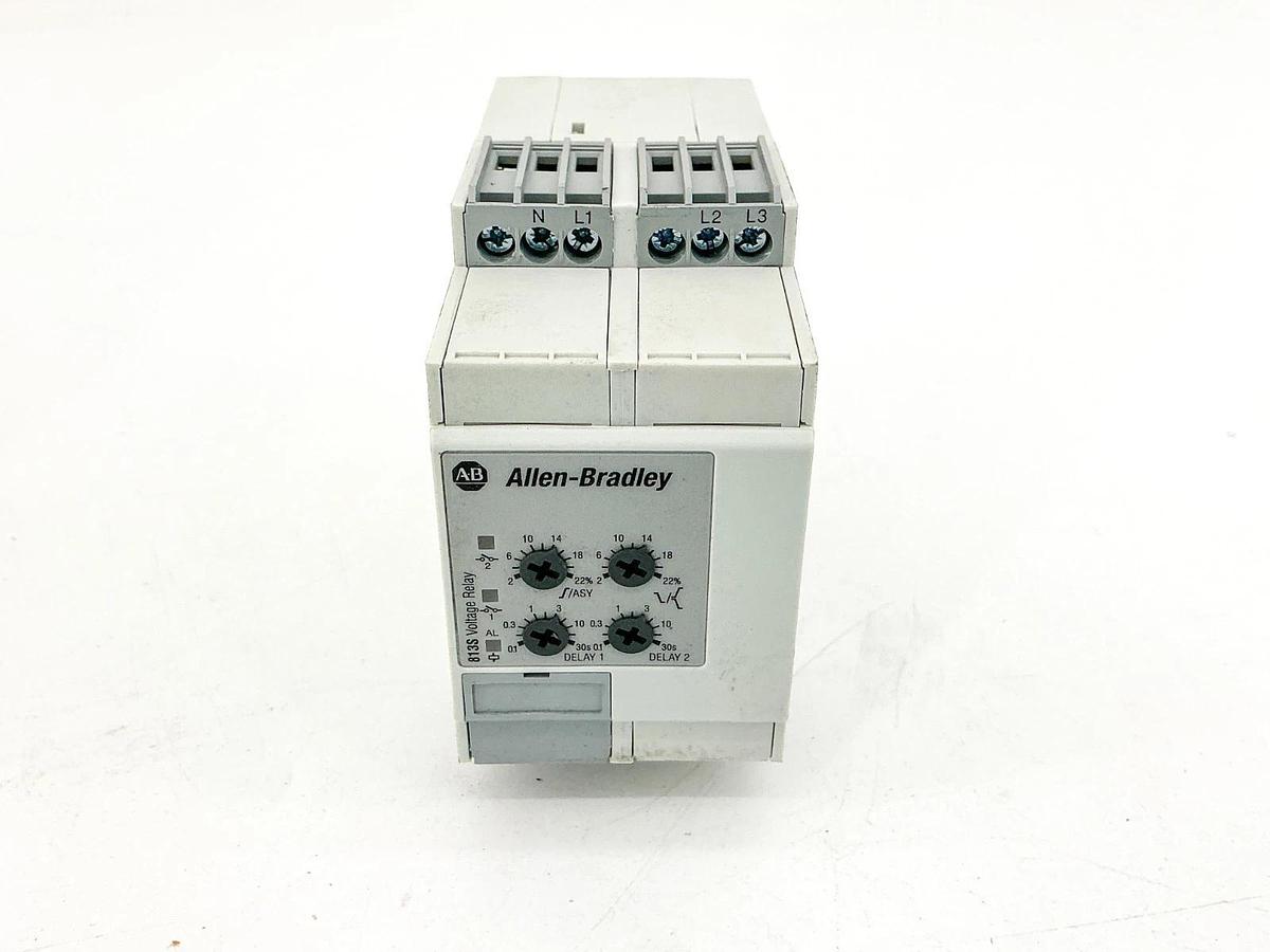 New Allen Bradley 813S-V3-110V Voltage Relay 3PH 110-115V 8VA Ser.B