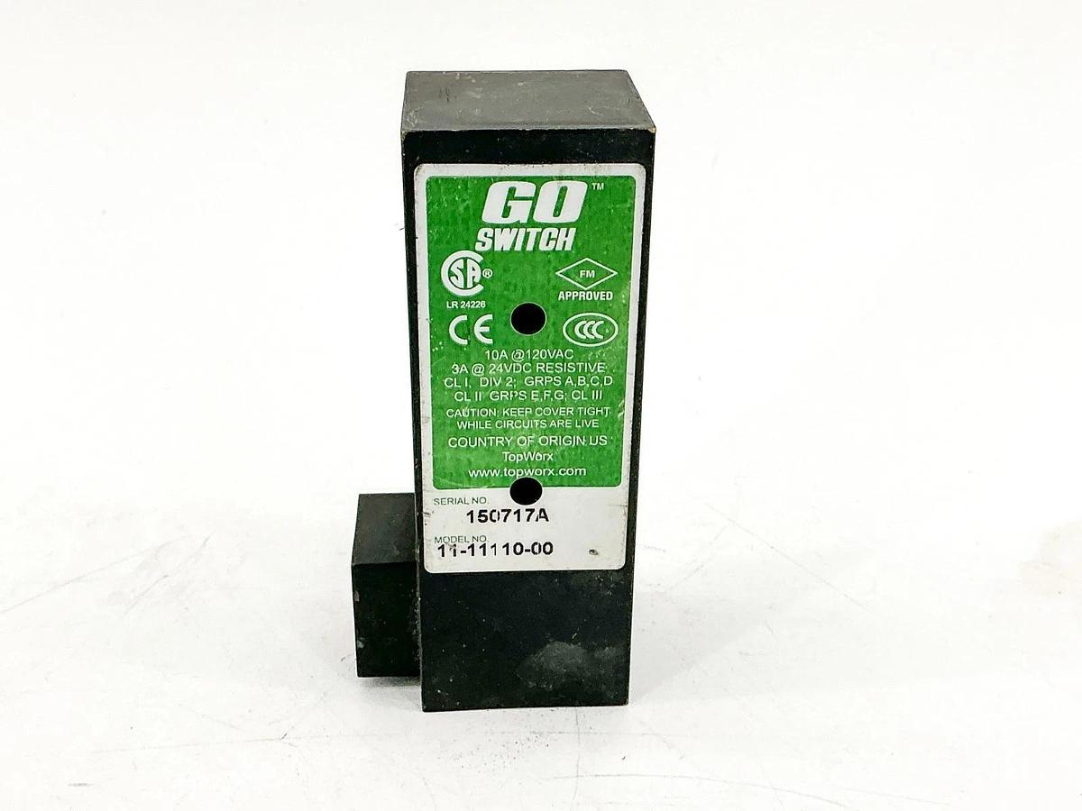 Used TopWorx Go Switch 11-11110-00 Limit Switch 120VAC/24VDC