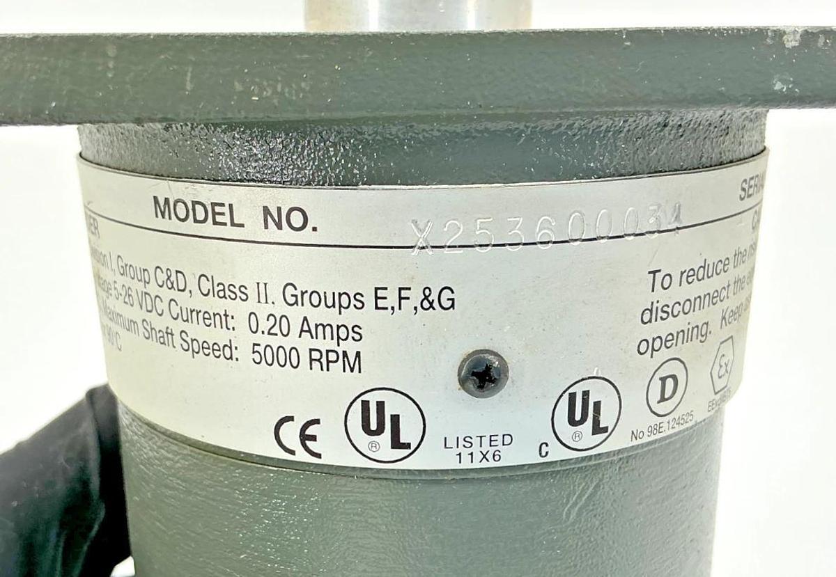 New Dynapar X253600034 Encoder 0.20A 5-26VDC 5000RPM - No Box