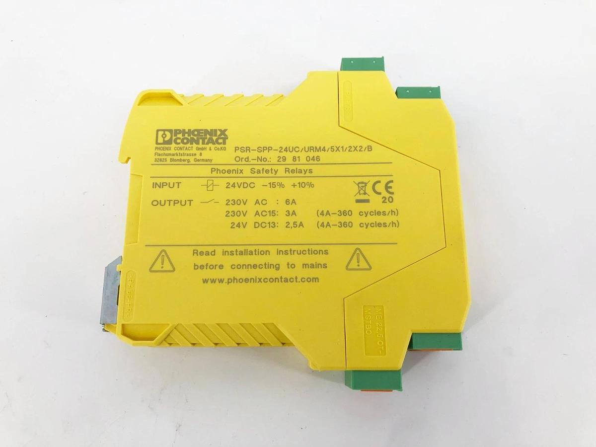 New Phoenix Contact PSR-SPP-24UC/URM4/5X1/2X2/B Extension Module 2981046