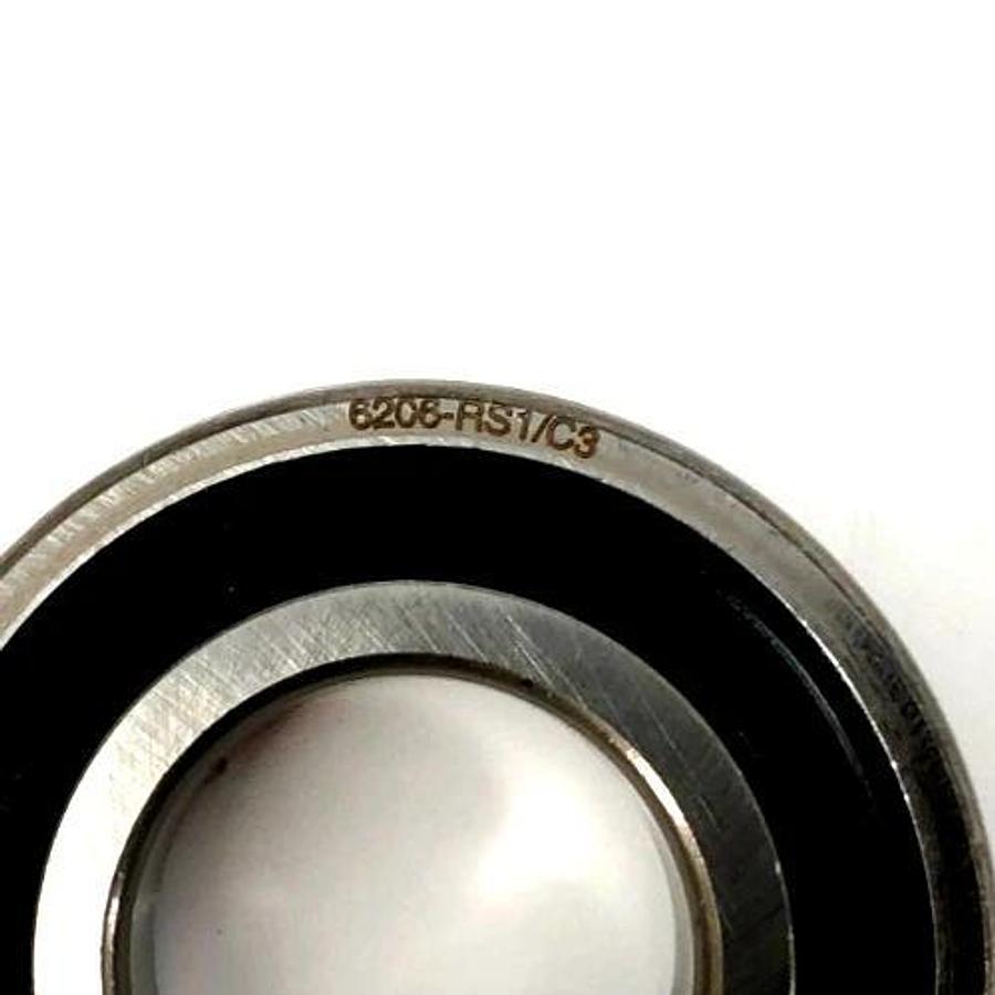 New SKF 6206-RS1/C3 Ball Bearing 30X62X16mm Open One Side - No Box