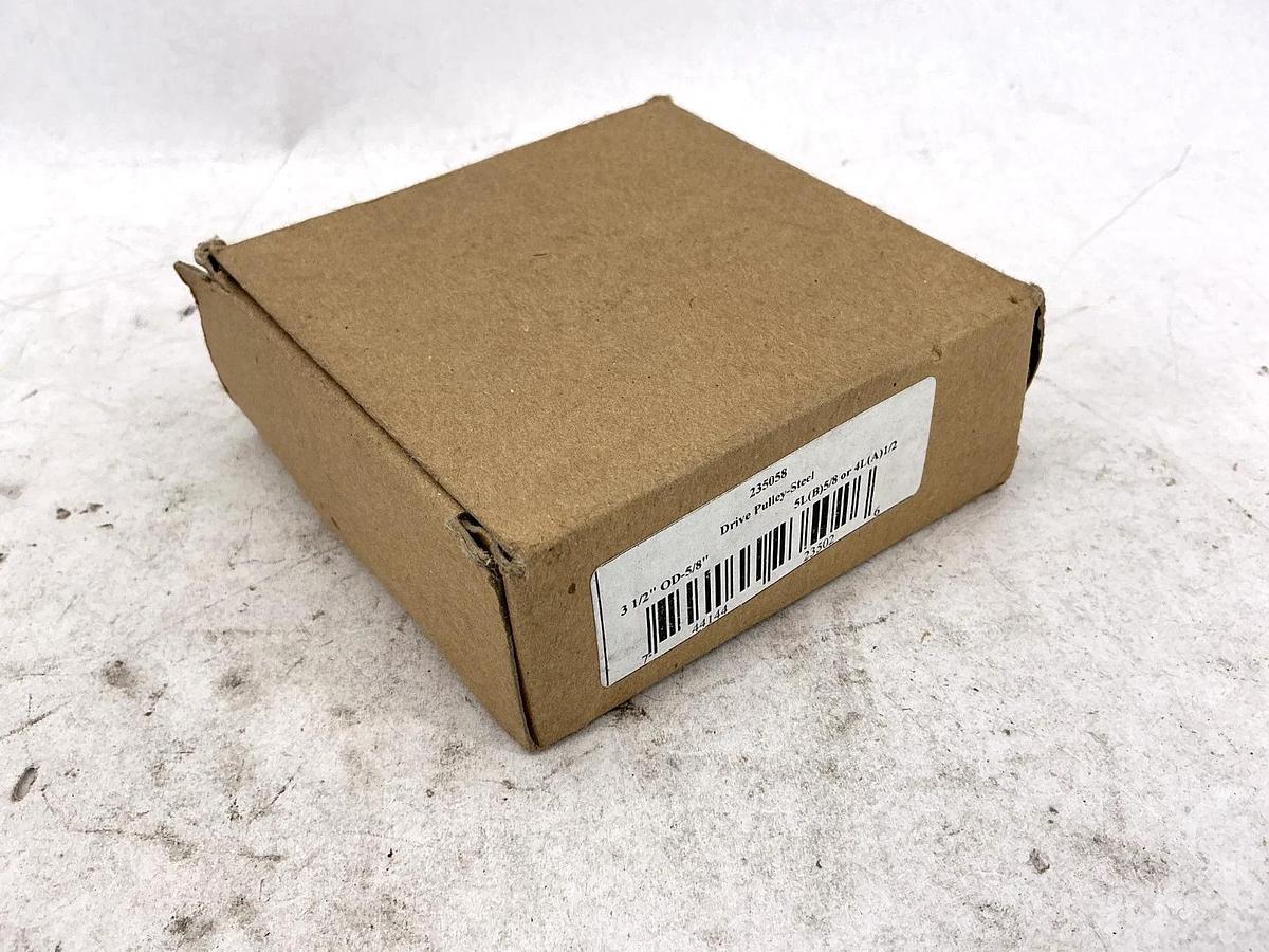New Phoenix 235058 Drive Pulley-Steel 3-1/2" OD-5/8" 5L(B)5/8 or 4L(A)1/2