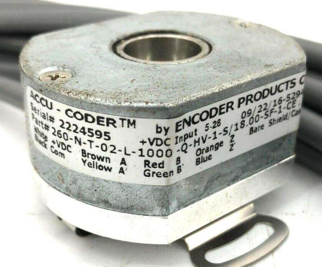 New Encoder Products 260-N-T-02-L-1000-Q-HV-1-S/18.00-SF-1-CE Encoder