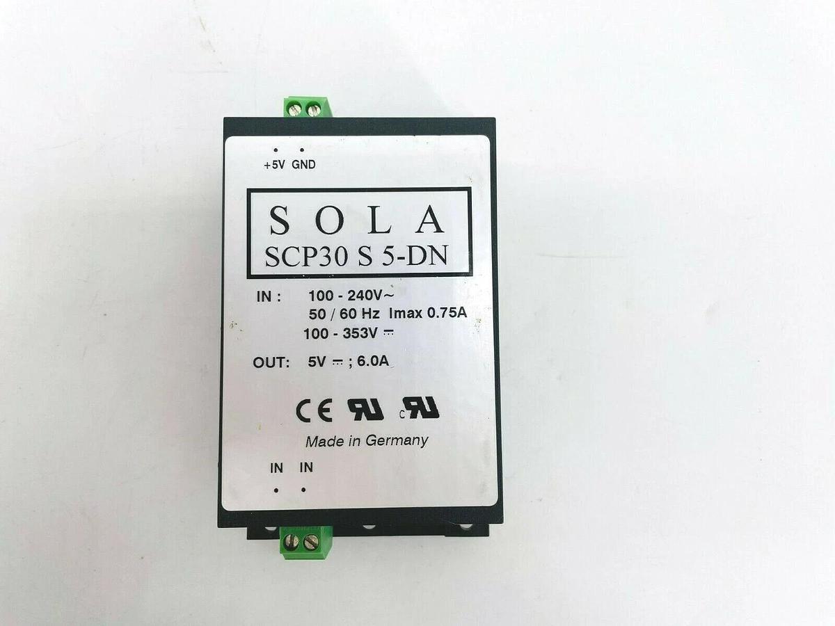 Used Sola SCP30 S 5-DN Power Supply 100-240V