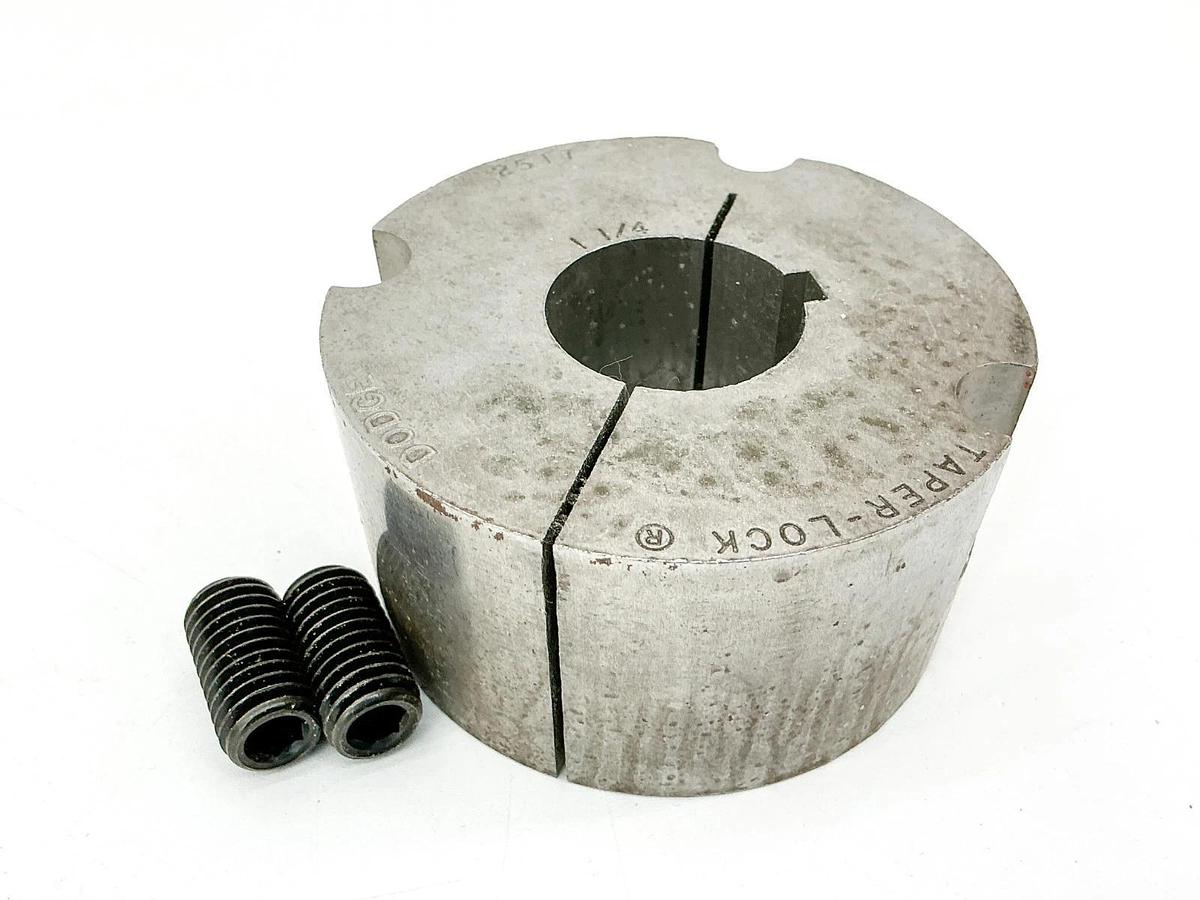 New Lot of 2 Dodge 2517X1-1/4-KW Taper-Lock Bushing 1-1/4" Bore 119112