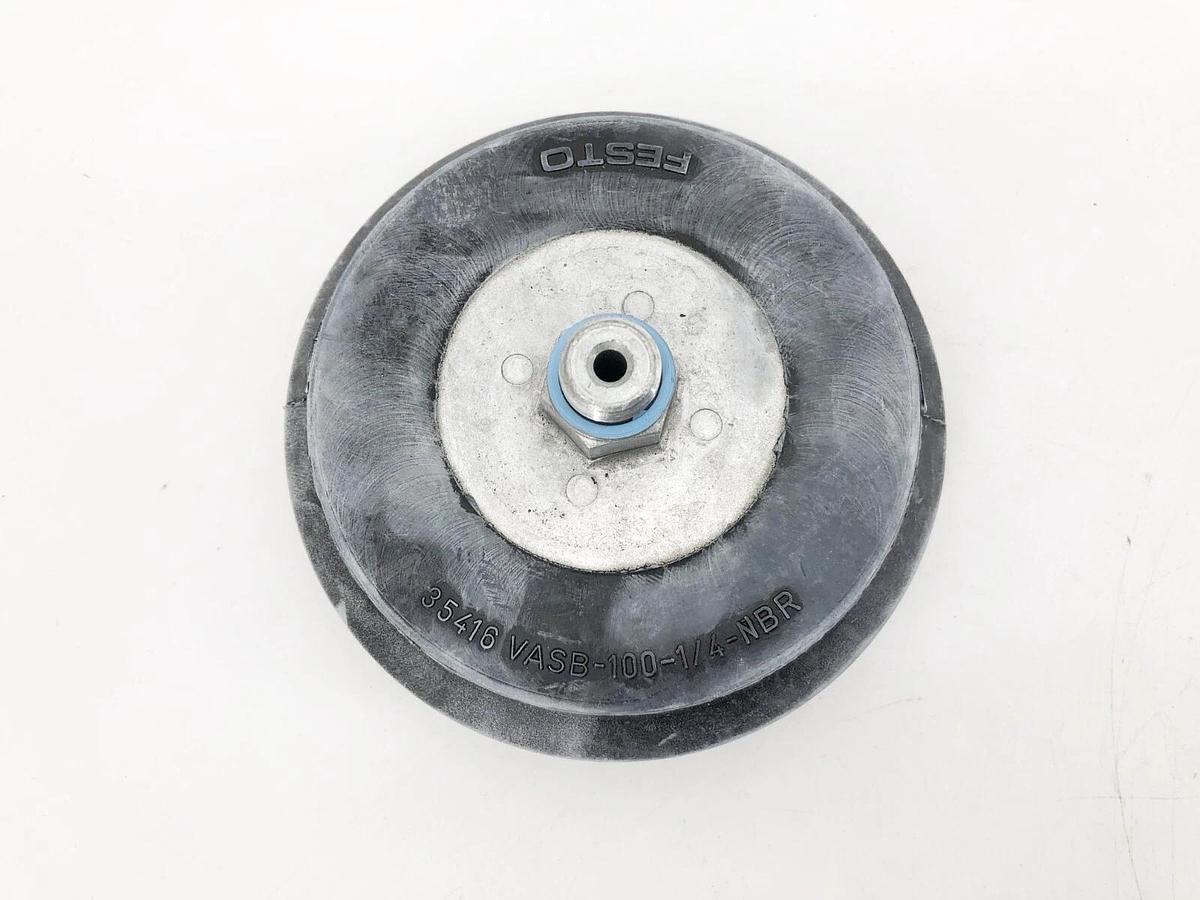 New Festo VASB-100-1/4-NBR Suction Cup 4mm Nominal 100mm Diameter 35416 - No Box