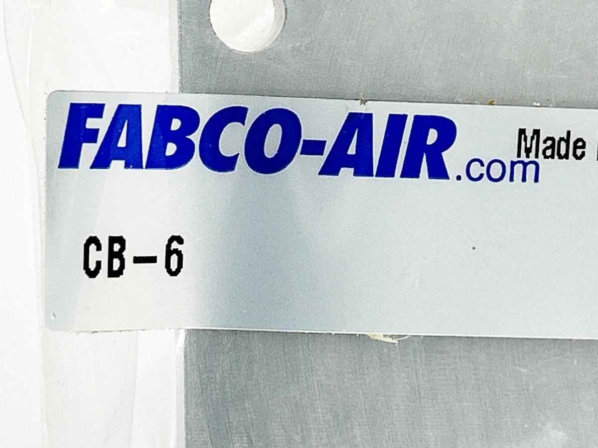New Fabco-Air CB-6 Pneumatic Cylinder Clevis Bracket Kit