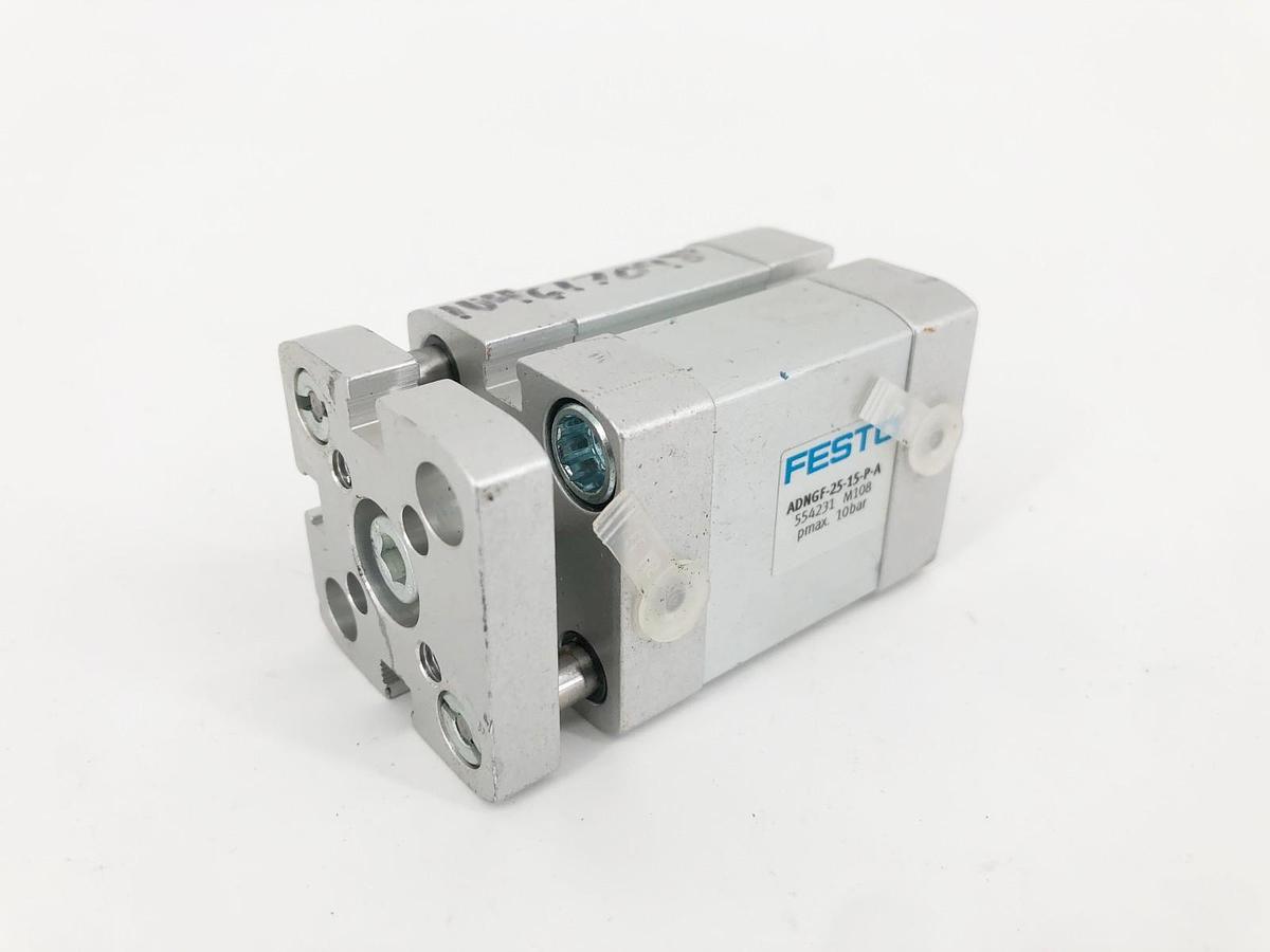 New Festo ADNGF-25-15-P-A Compact Cylinder 554231 10 bar - No Box
