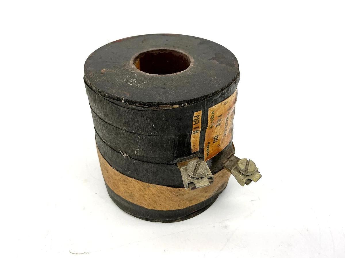 Used Westinghouse 1754356 Coil 125VDC Black Spool 875154A