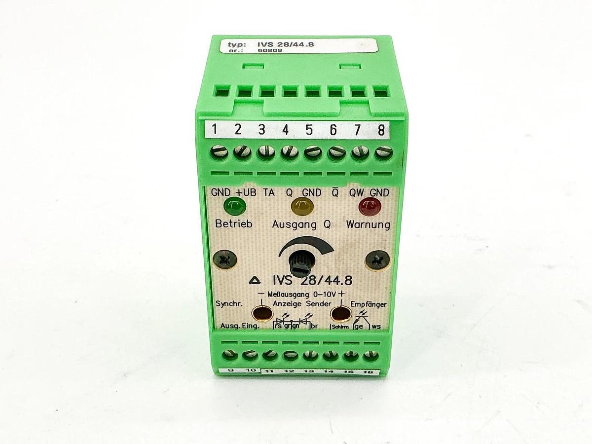 New Leuze Electronic IVS 28/44.8 Amplifier 0-10V