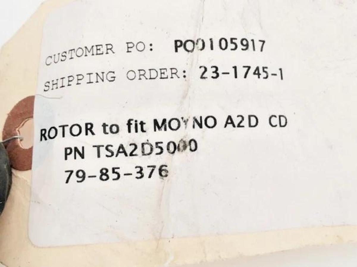 New Moyno TS-A2D5000 Rotor for A2D CD - No Box