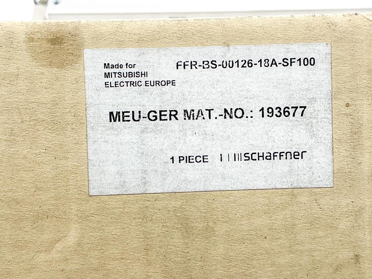 New Mitsubishi FFR-BS-00126-18A-SF100 Frequency Inverter 275/480Vac 18A 193677