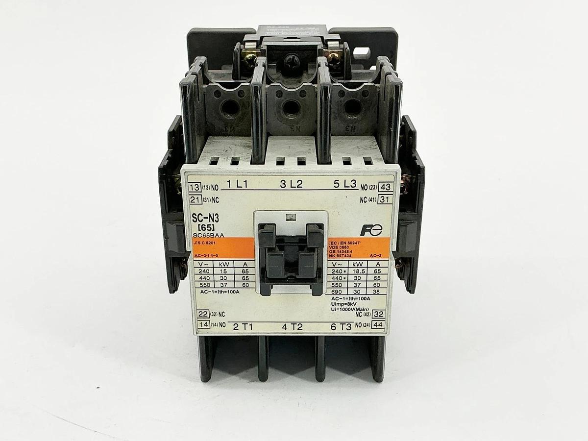 Used Fuji Electric SC65BAA Contactor 110V 50/60Hz 3NC2H