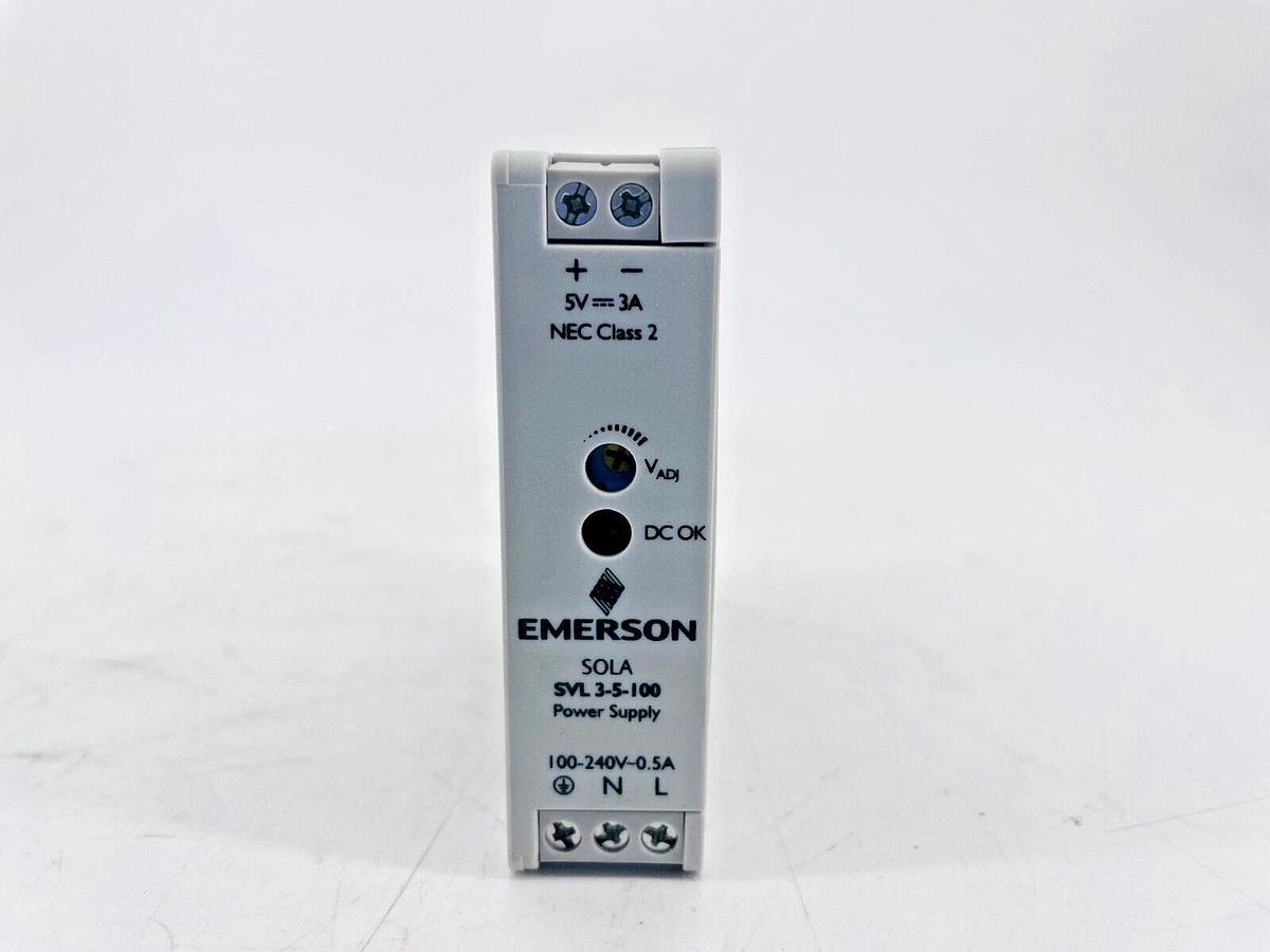 New Emerson Sola SVL 3-5-100 Power Supply 15W 5V 100-240V