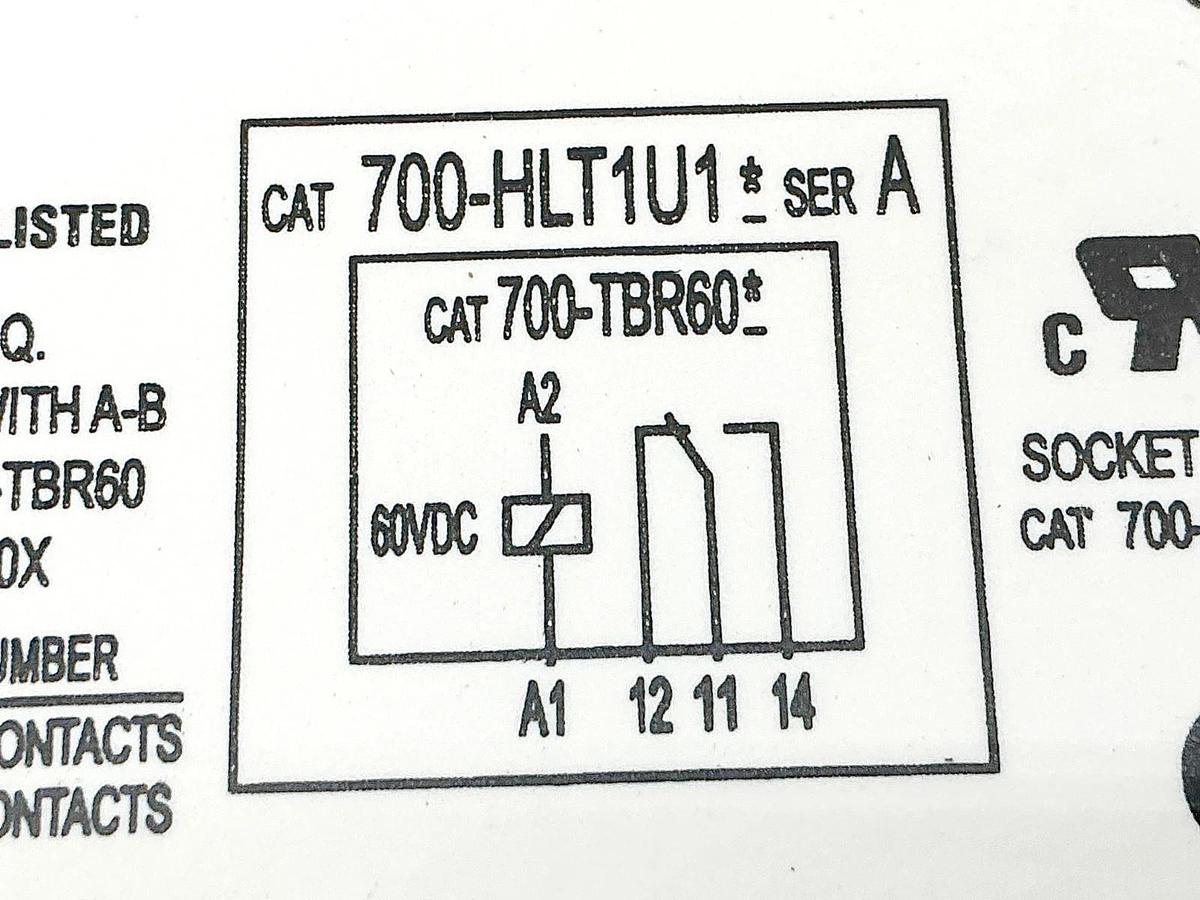 New Allen Bradley 700-HLTU1 Terminal Block Relay 110/125V