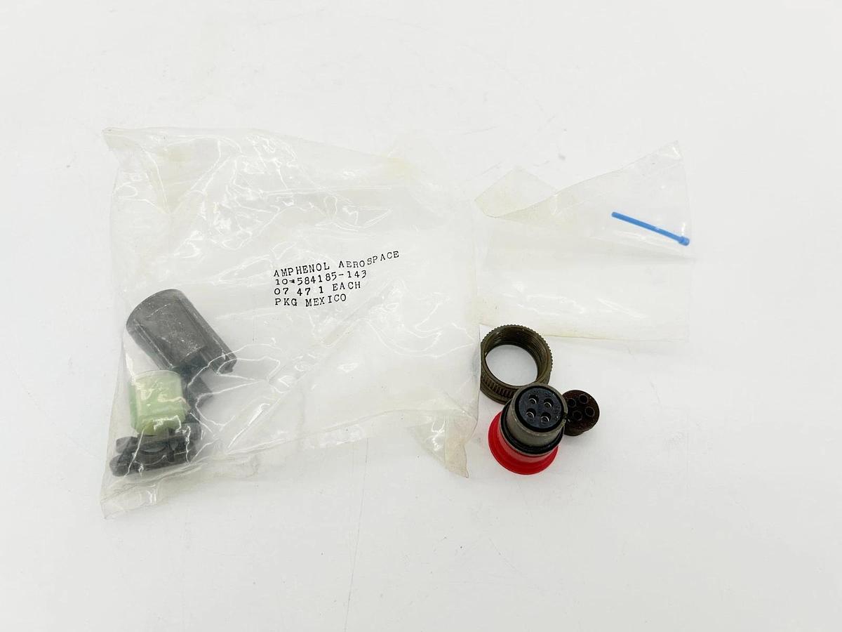 New Amphenol Aerospace MS3106F14S-2S Circular Connector Plug Size 14S 4 Position