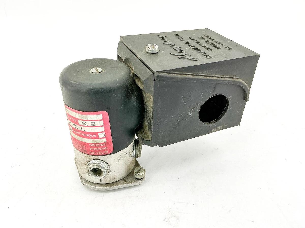 Used Humphrey T062-4E1-36 Solenoid Valve 120V 8.2W 0-125PSI