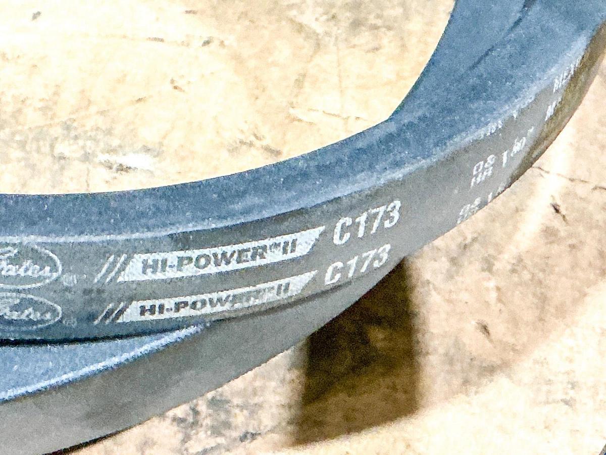 New Gates C173 Hi-Power II Belt 7/8" Width 1 Strand 177" OD 9004-2173