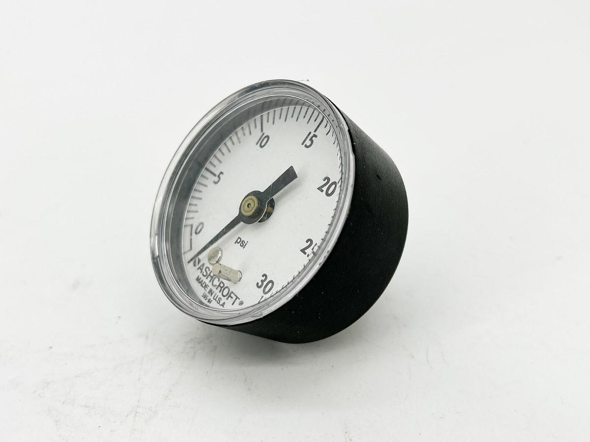 New Ashcroft 595-04 Pressure Gauge 0-30 PSI