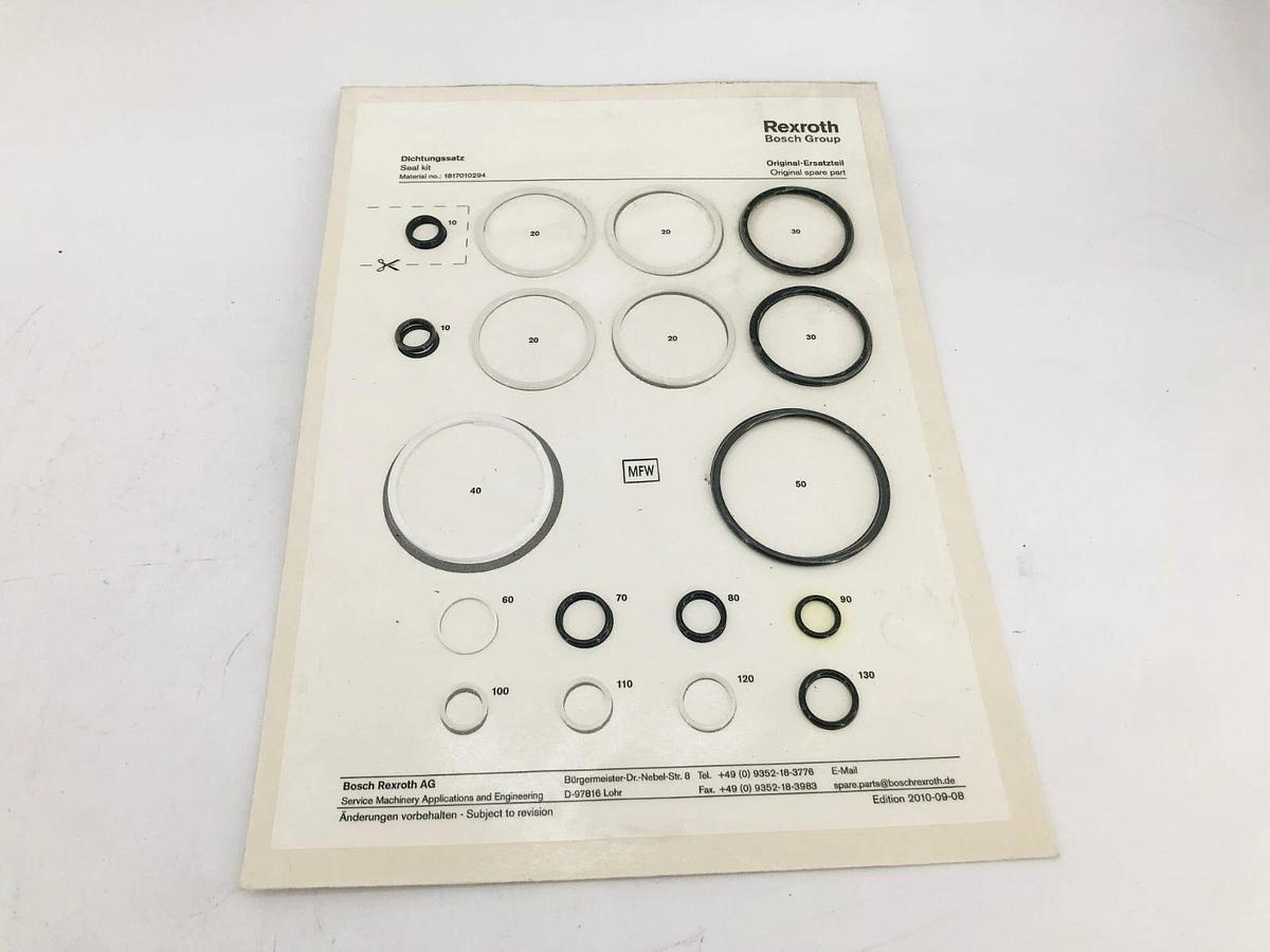 New Rexroth 1817010294 Seal Kit