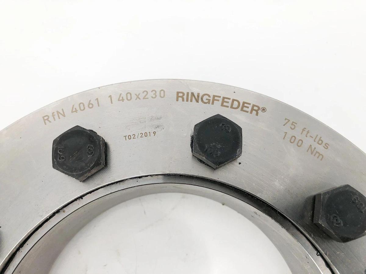 New Ringfeder RfN 4061-140x230 Shrink Disc 140mm ID 230mm OD Stainless Steel