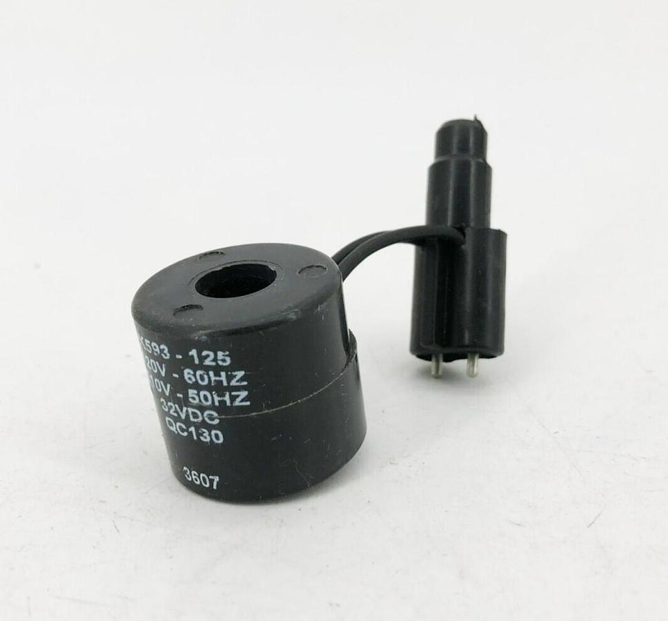 New Parker Schrader Bellows K593-125 Solenoid Coil 32VDC 120/60 11/50