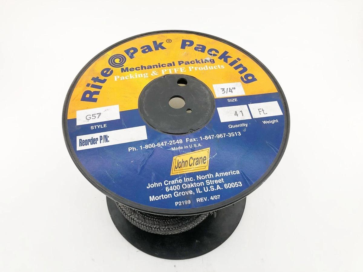 New John Crane G57 Mechanical Packing 3/4" 6LB Reel