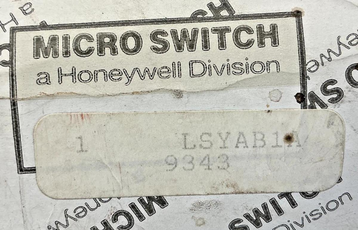 New Honeywell Micro Switch LSYAB1A Heavy Duty Limit Switch 10A 600VAC