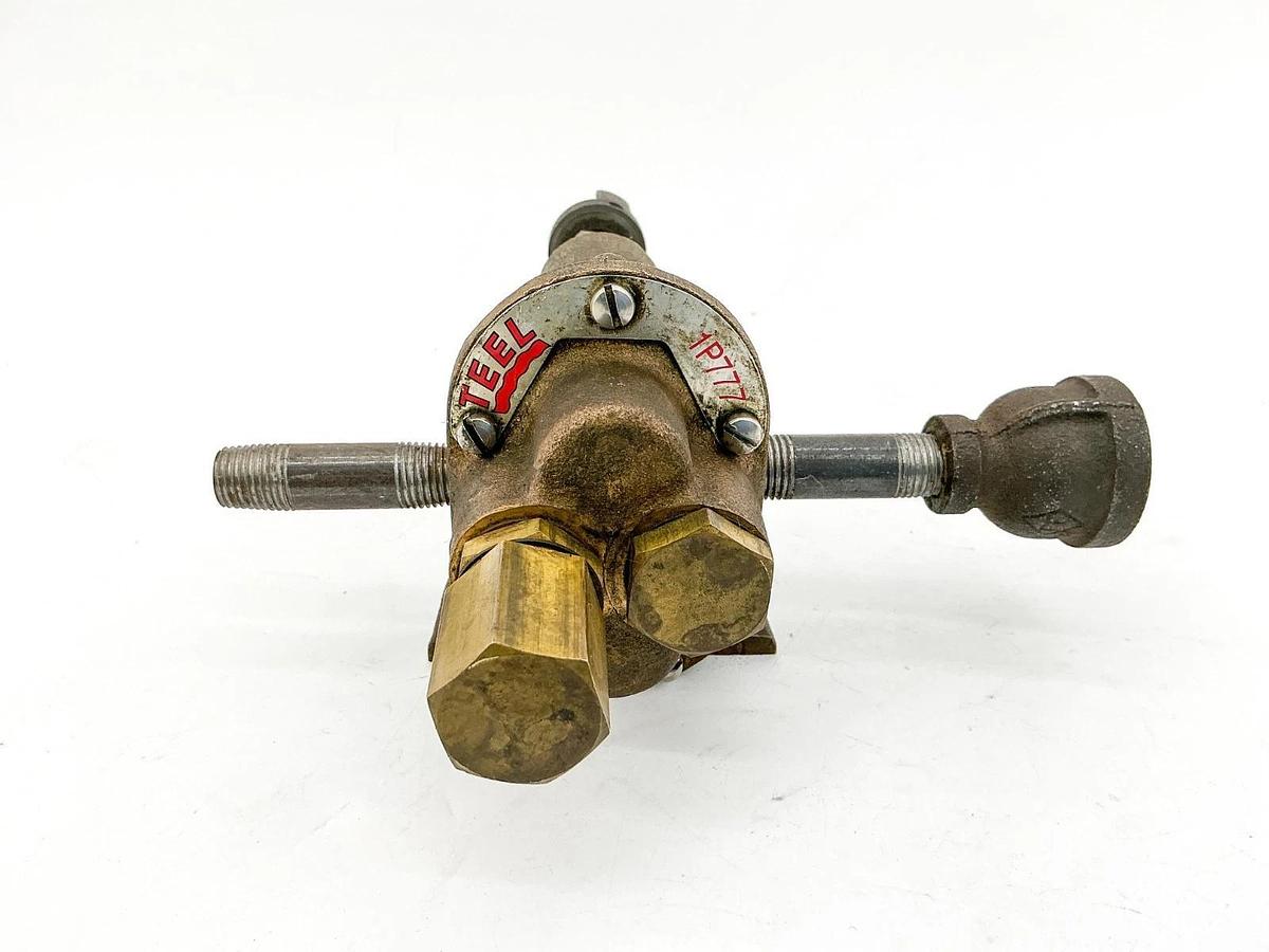 Used Dayton Teel 1P777 Bronze Rotary Gear Pump
