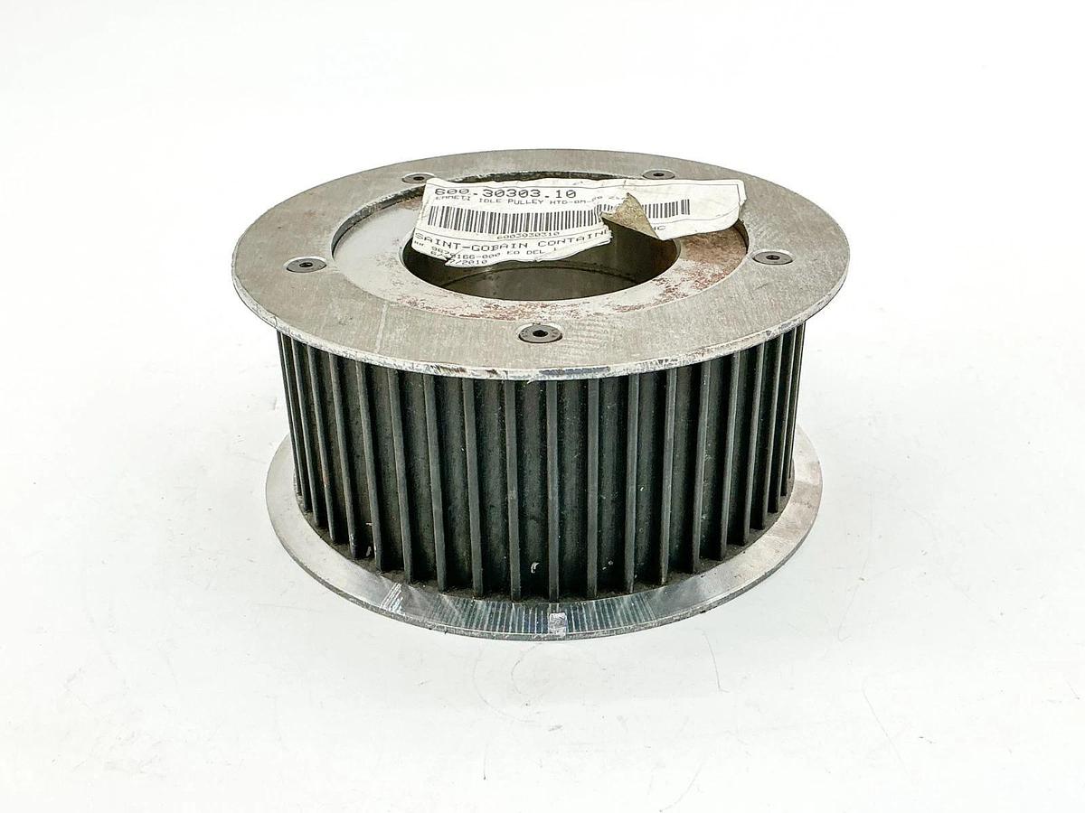 New Emmeti HTD-8M-50 Idler Belt Pulley 55mm Bore 5-1/4" OD 60.89mm L - No Box