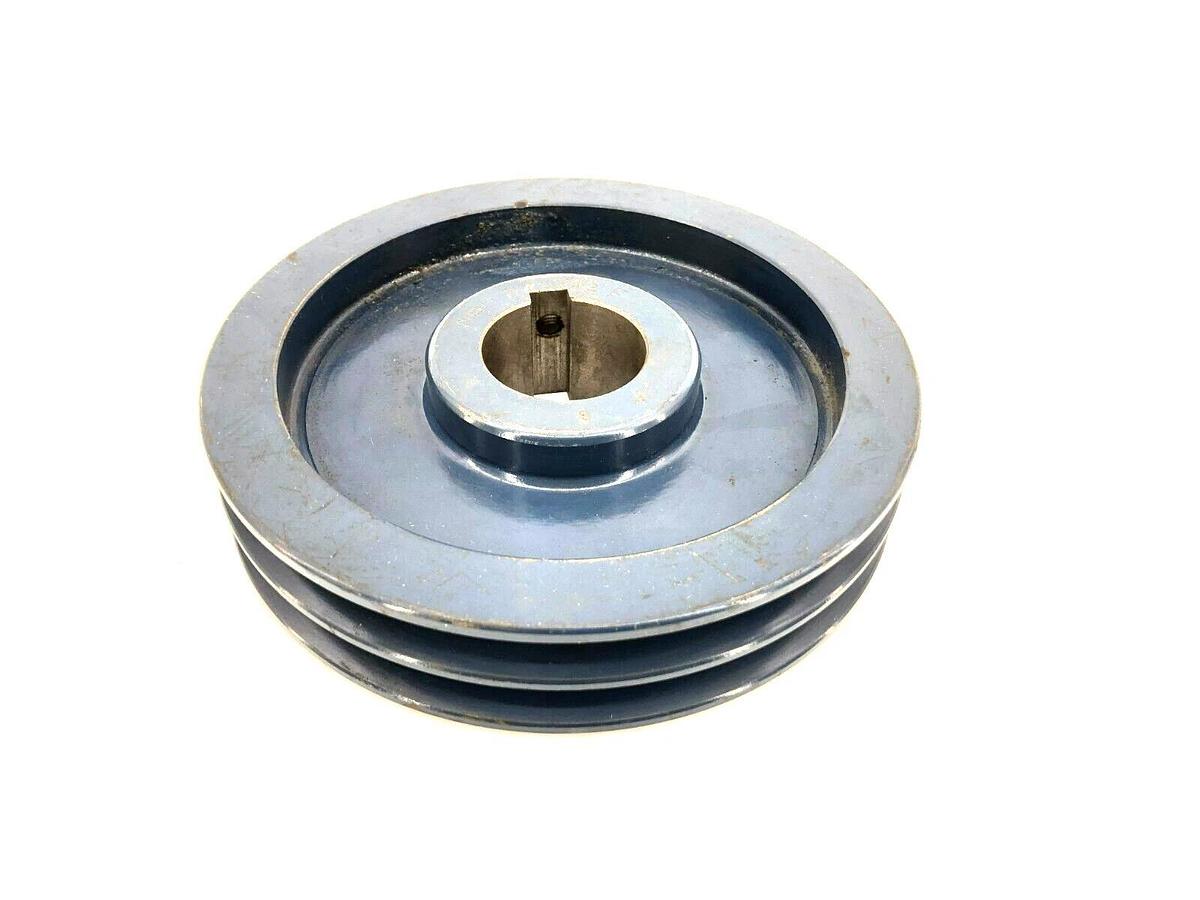 New NBK 160A2 Sheave 1" Bore, 2 Groove