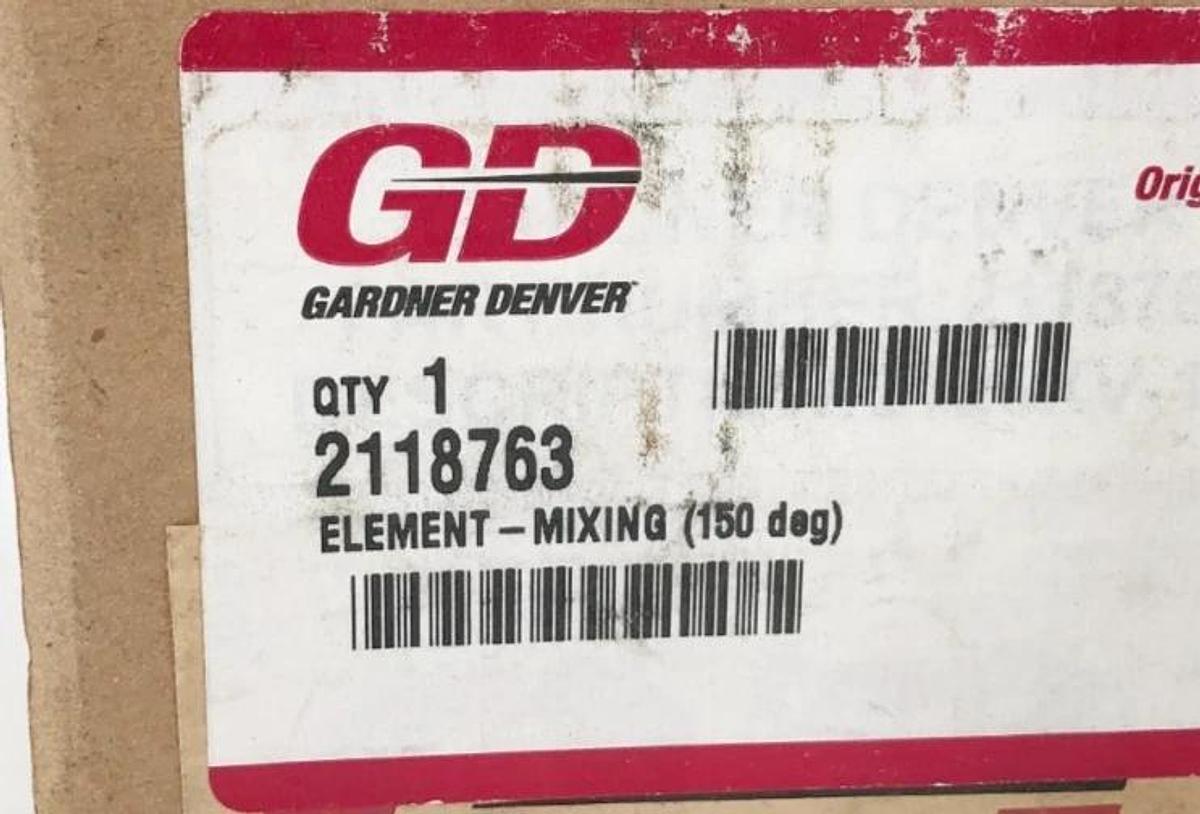 New Gardner Denver 2118763 Element - Mixing (150 Deg)